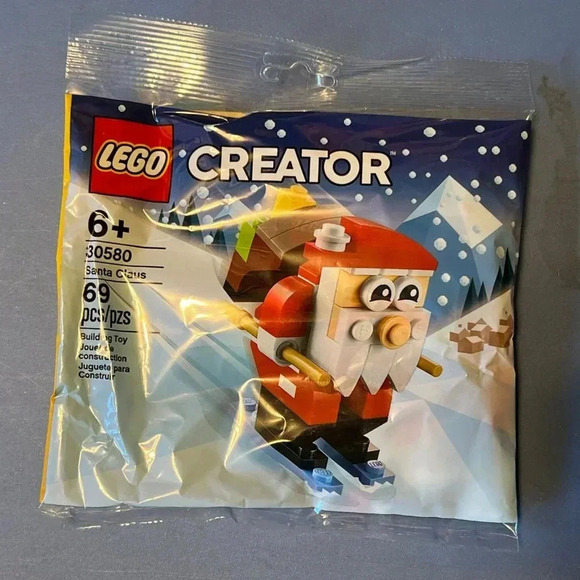 NEW LEGO HOLIDAY CHRISTMAS CREATOR Santa Claus 30580 69pcs - Picture 1 of 2